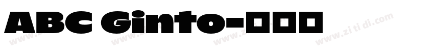 ABC Ginto字体转换